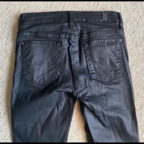 7 For All Mankind Coated Ankle Skinny Jeans (NWOT) - Picture 9 of 12